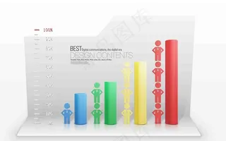 统计表格柱状图设计图片