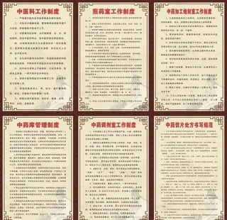 中医馆制度牌图片