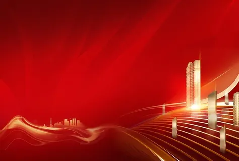 地产开盘 地产认筹 地产红色背图片