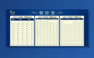 房地产销控表图片