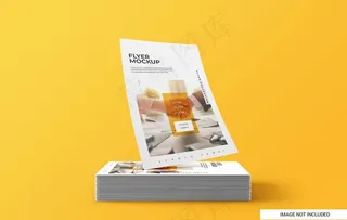 宣传单海报样机效果图图片