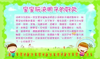 决明子的好处展板图片