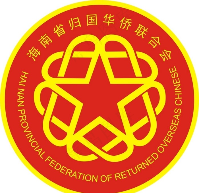 华侨联合会LOGO图片cdr矢量模版下载