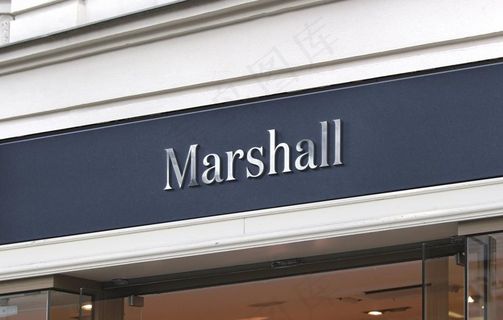 店铺招牌样机图片