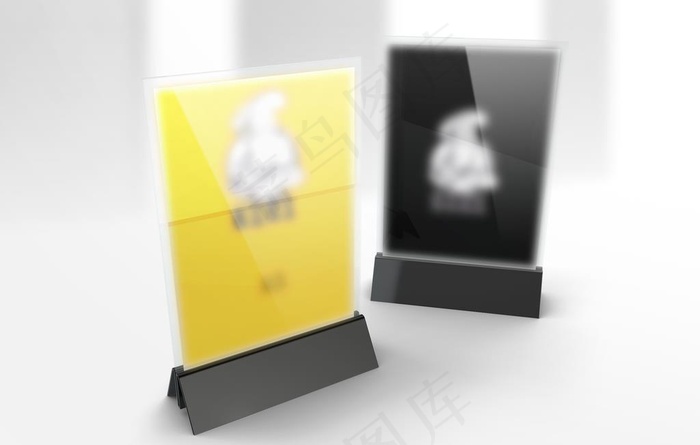 桌牌展示样机图片(3000X2000(DPI:300))psd模版下载