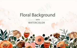 花卉背景卡片图片