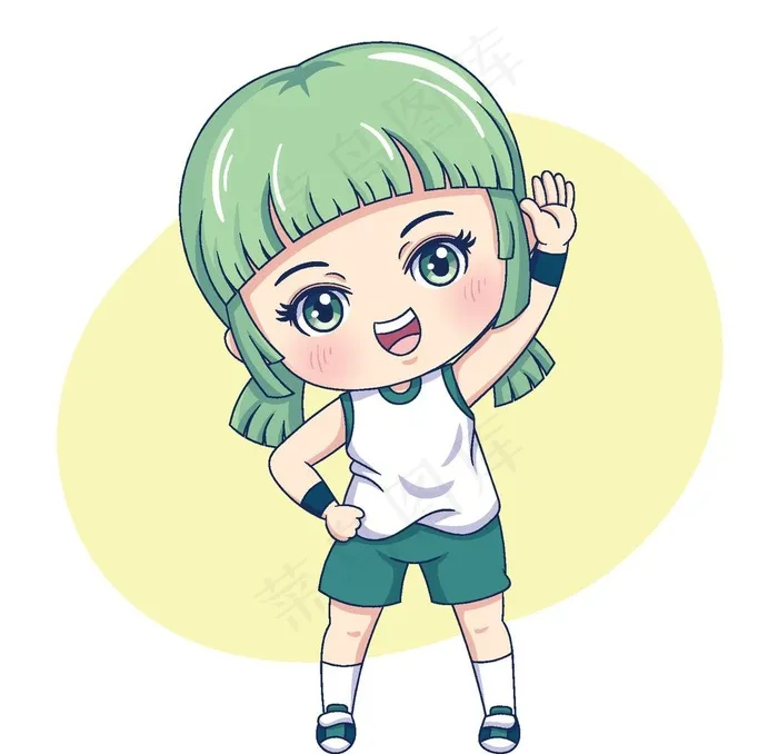 卡通人物图片eps,ai矢量模版下载