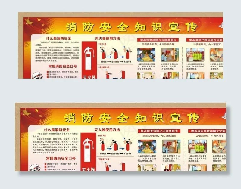 消防安全知识宣传图片(2200X1080)cdr矢量模版下载