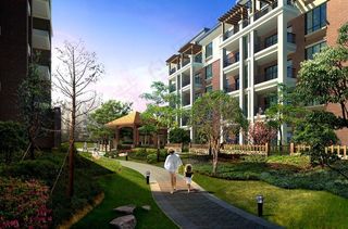 小区美丽环境效果图图片