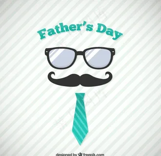 斜纹父亲节贺卡图片