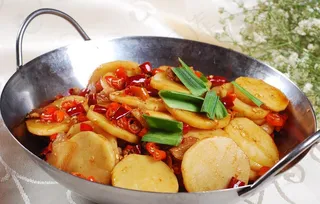 干锅土豆片图片