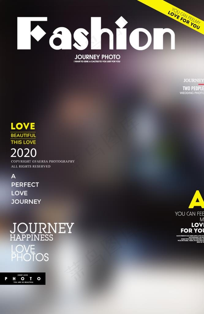 欧美时尚杂志封面设计图片