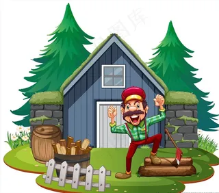 伐木工图片