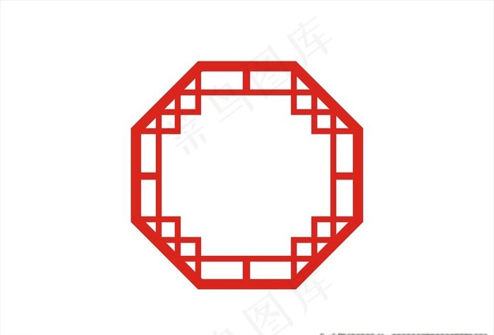 中式窗口图片cdr矢量模版下载