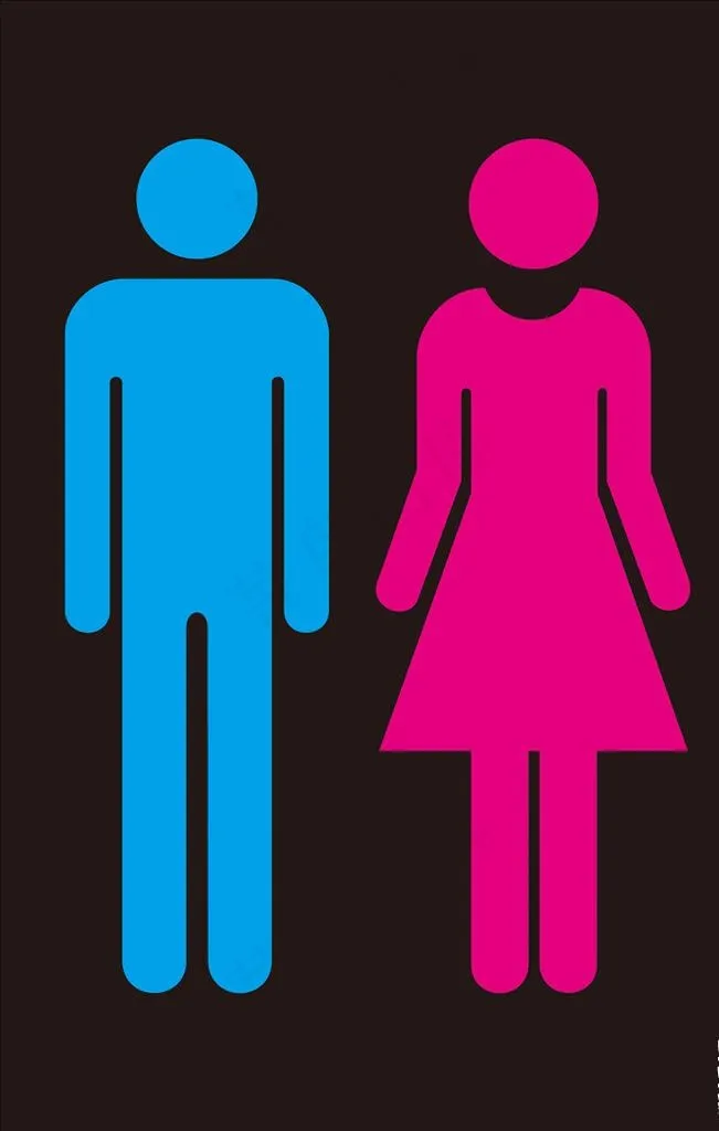 卫生间标志图片cdr矢量模版下载