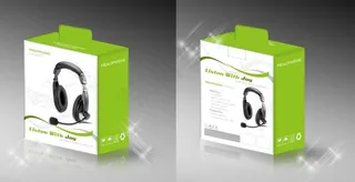 多媒体耳机包装 (平面图)图片