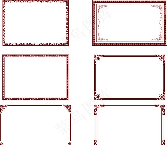 经典矢量边框图片