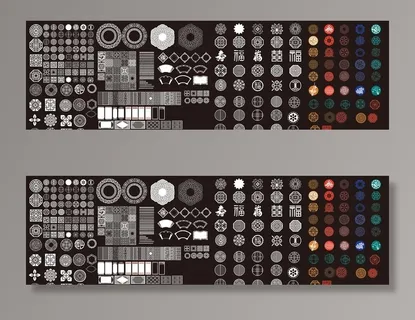 矢量花纹图片 矢量花纹图片
