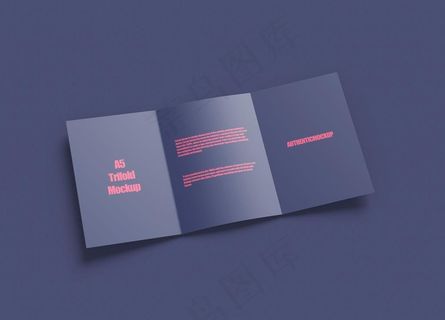 三折页样机图片