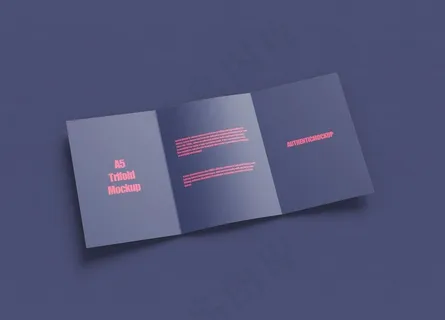 三折页样机图片