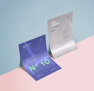 宣传单样机图片