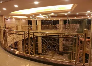 镀金激光切割护栏图片