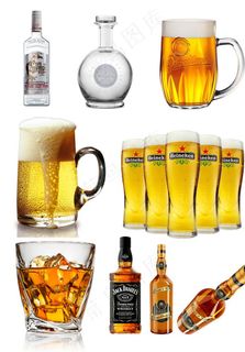 免抠图啤酒伏特加图片