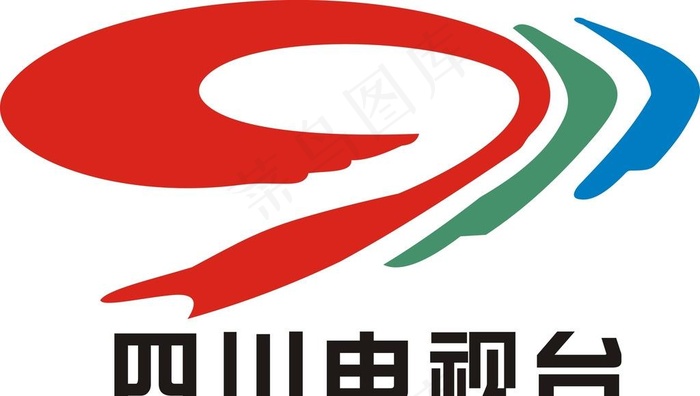 四川电视台LOGO图片cdr矢量模版下载