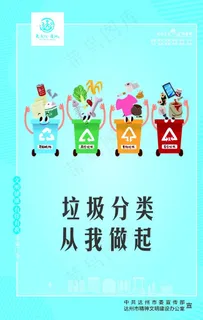 垃圾分类公益广告图片