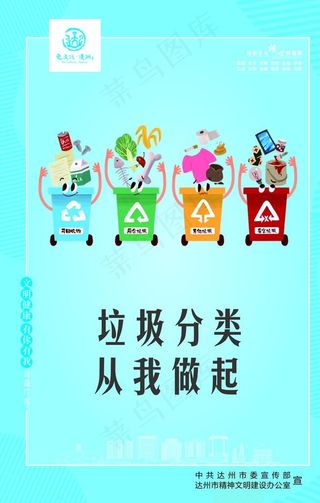 垃圾分类公益广告图片