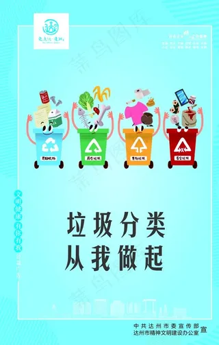 垃圾分类公益广告图片