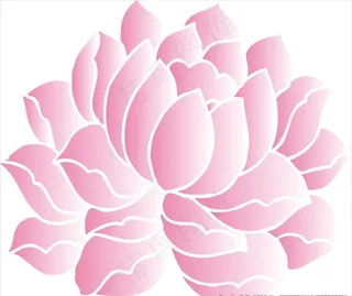手绘莲花图片