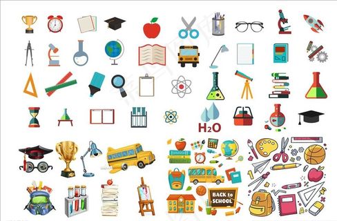 学习办公用品图片