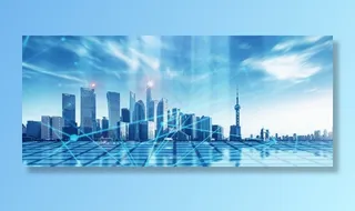 科技城市背景图片