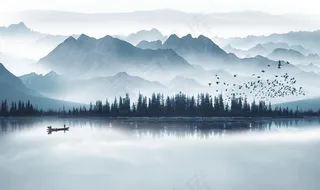 意境山水图片