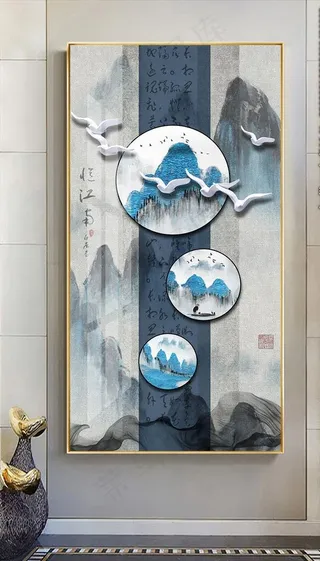 中国风装饰画图片