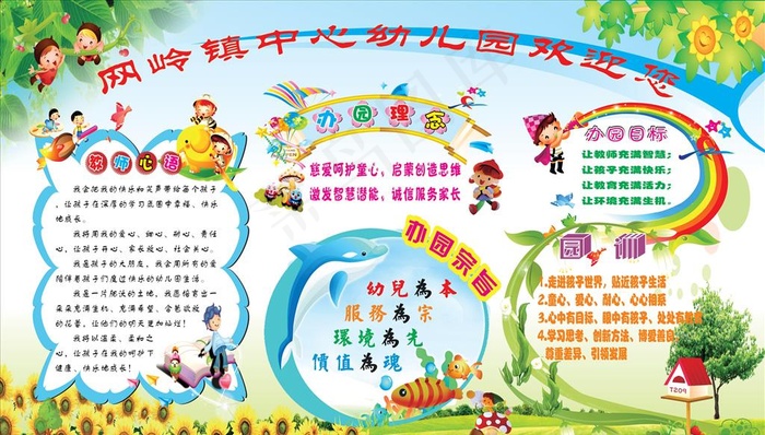 最新幼儿园宣传栏图片