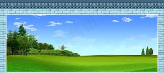 围挡喷绘模板图片