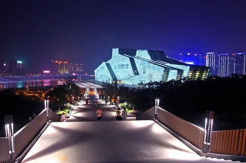 重庆大剧院夜景图片