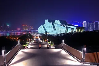 重庆大剧院夜景图片