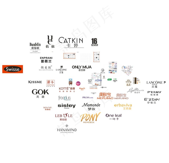 2019年化妆品品牌标志大全图片