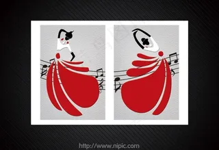 音乐舞蹈教室抽象画图片