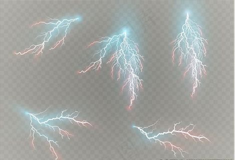 雷电素材图片