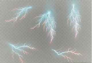 雷电素材图片