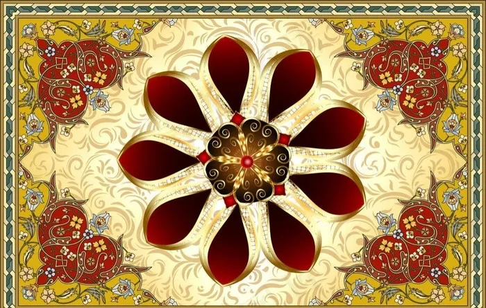 欧式花朵天顶壁画背景墙图片(8504X5669(DPI:72))psd模版下载