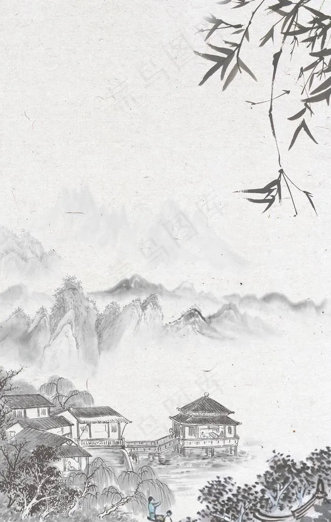 水墨素材 毛笔画素材 墨迹素材图片(3545X5315(DPI:150))psd模版下载