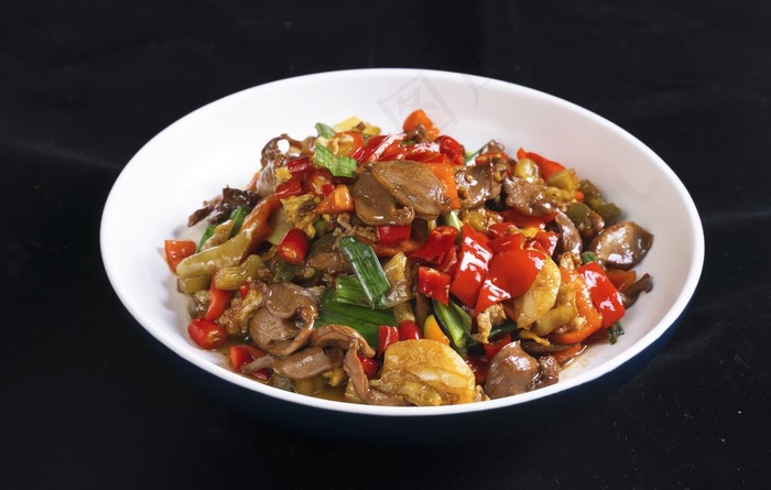 酸辣鸡杂图片
