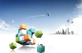 地产 创意 魔方图片