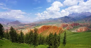 丹霞地貌之美图片