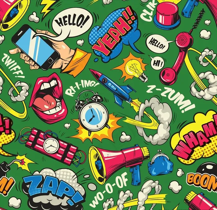 爆炸框图片ai矢量模版下载